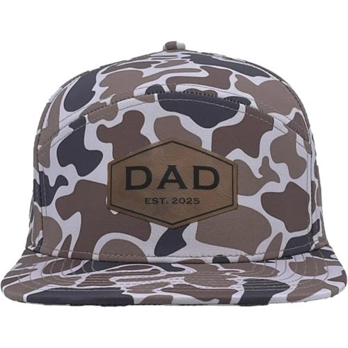 Custom Dad Trucker Hat Personalized Leather Patch Baseball Caps Men & Women