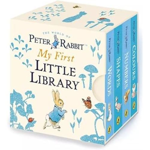 Peter Rabbit My First Little Library Board Books Box Set (Words, Shapes, Numbers & Colours)