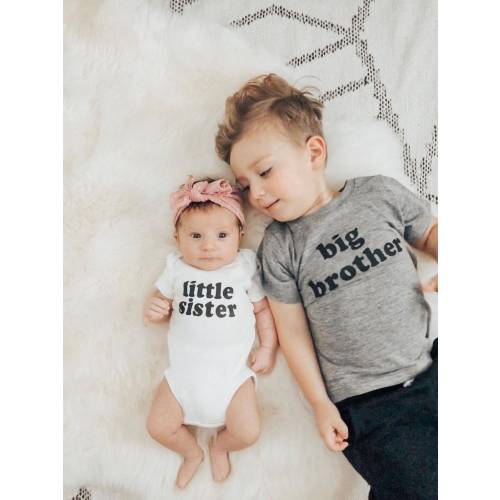 Big Brother Little sister outfit / Big brother little sister set / Big Brother T-Shirt