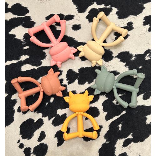 COW SILICONE TEETHER