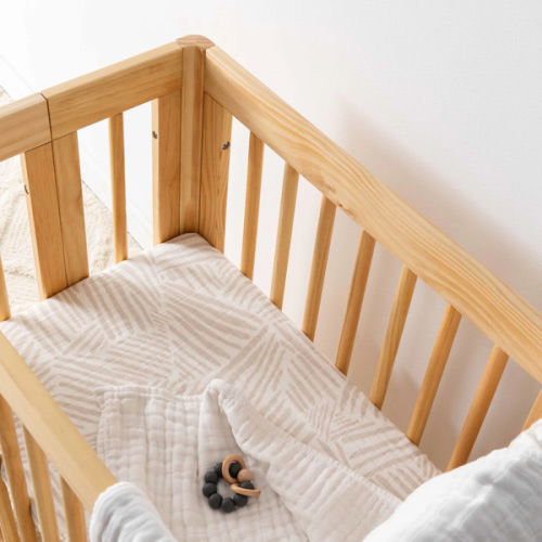 Babyletto All-Stages Bassinet Sheet in GOTS Certified Organic Muslin Cotton