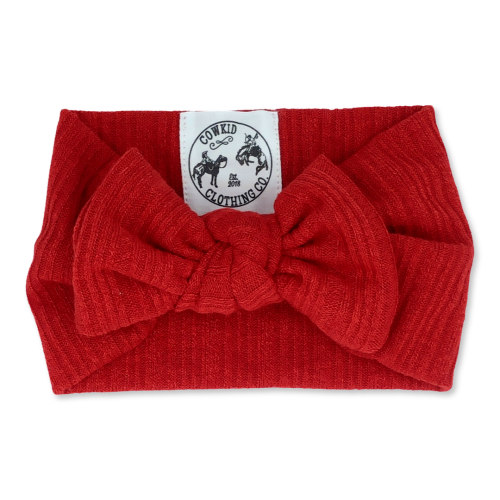 Christmas Red Woven Head Wrap