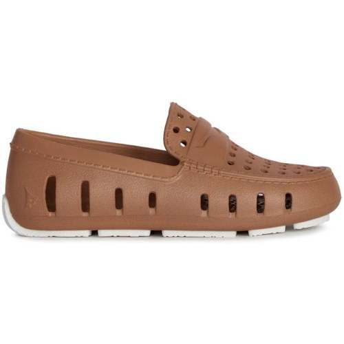 Kid’s Prodigy Driver Foam Shoe | Tan/Bright White – Floafers size 4