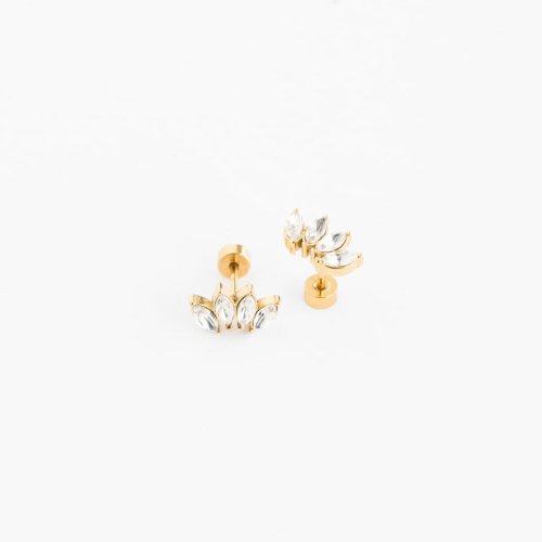 Diamond Crawler Stud Earring – Pip Pop Post