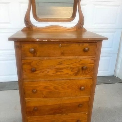 Antique Dresser w/Mirror