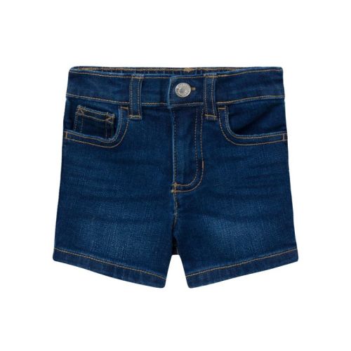 Gerber Baby Neutral Denim Shorts, Dark Blue Denim Wash, 0-3 Months