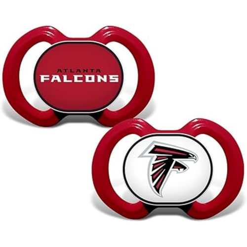 Baby Fanatic Pacifier 2-Pack - NFL Atlanta Falcons - Officially Licensed League Gear