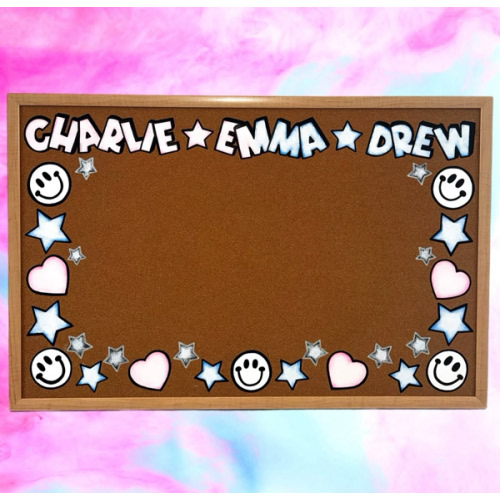 Made by T Corkboard - 2 Names