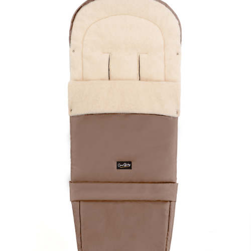 Beige Organic Wool Adjustable Footmuff – Cover Baby LLC
