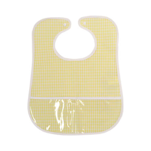 Trvl Clean Up Bib- Buttercup Gingham