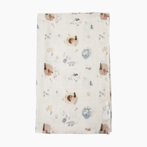 Loulou Lollipop Muslin Swaddle - Cozy Forest
