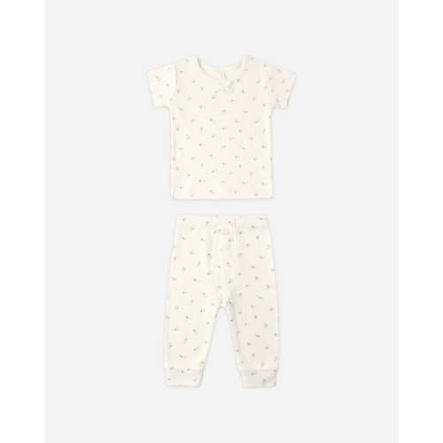 Pointelle Tee + Legging Petit Fleur