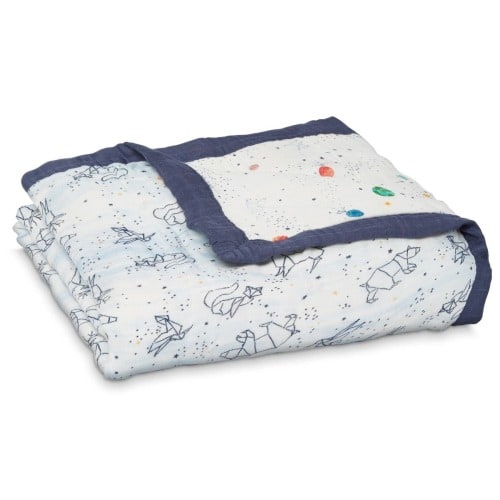 Star Constellation Print Muslin Baby Blanket | aden + anais