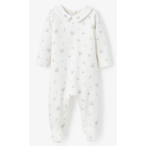 English Rose Double Layered Embroidered Jumpsuit – Elegant Baby