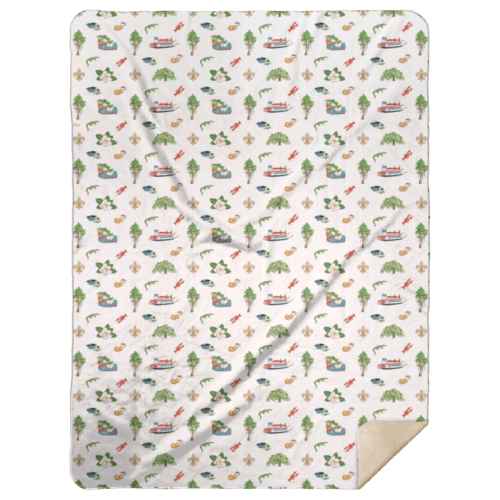 Louisiana Plush Throw Blanket 60x80: Get Cozy – Little Hometown