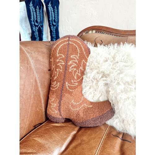 The Cowboy Boot Hook Pillow