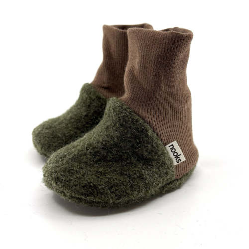 Pre-Walking Soft Wool Booties