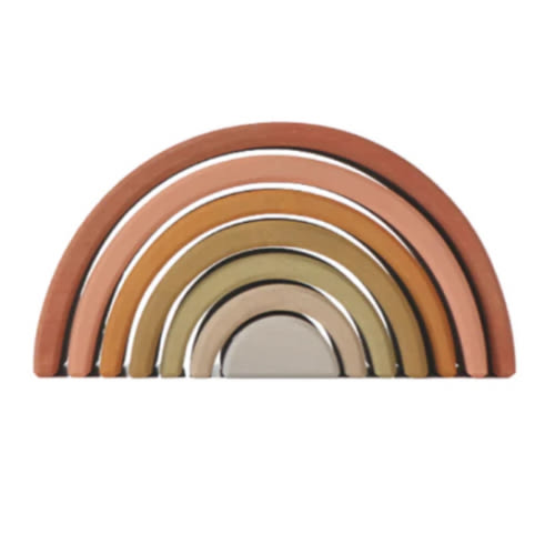 Raduga Grez Wooden Arch Rainbow Earth Stacker | Pretend Play – Brimful