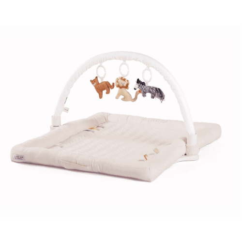 DockATot Minimat Baby Playmat - Sand Chambray - NEW !!!