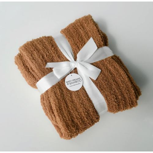Simply Organic Bamboo Plush Blanket | Snuggly Soft Comfort