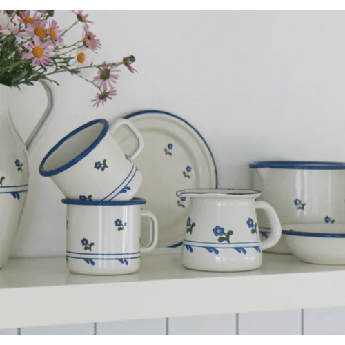 Munder-email German Enamelware Dining set for Kids