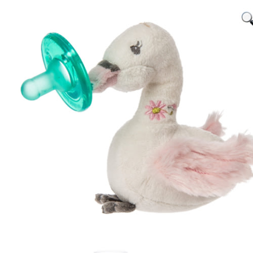 Itsy Glitzy Swan WubbaNub – 6″ – Mary Meyer Stuffed Toys