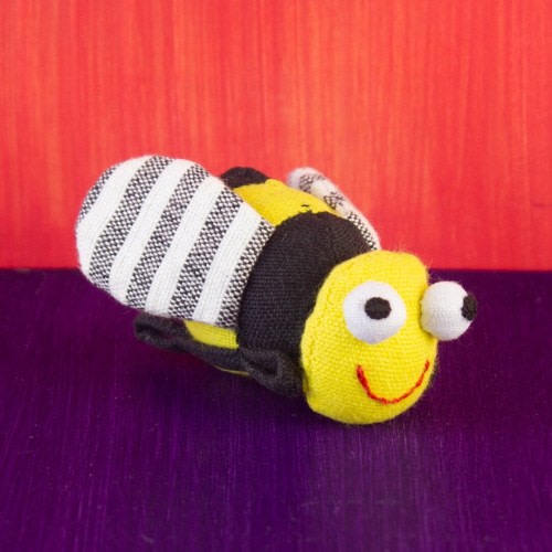 Adorable Bee Pal: Handcrafted Stocking Stuffer Mini-Doll Toy