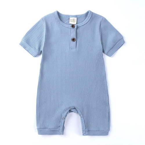 XBASW Baby Newborn Cotton Romper Infant Unisex Jumpsuit Summer Solid Color Bodysuit Onesies Outfits for Boys Girls 0-24 Months