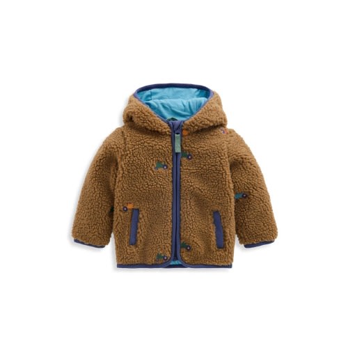 Kids' Embroidered Borg Jacket