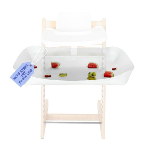 CATCHY - Food Catcher - Compatible with Stokke Clikk High Chair + 11 Other High Chairs - Highchair Sold Separately - Baby & Toddler Food & Mess Catcher - Under High Chair Accessory