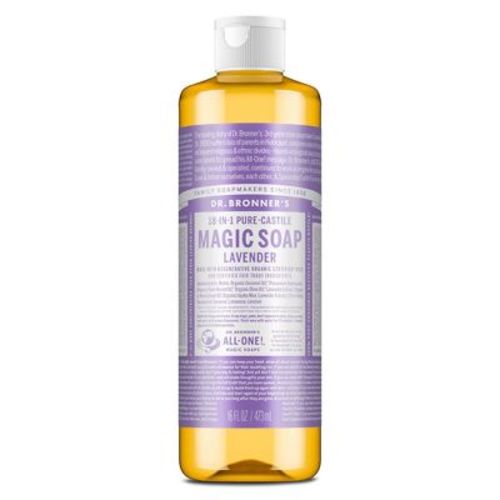 Dr. Bronner's Magic Pure Castile Liquid Soap Bodywash - Lavender - 16 fl oz