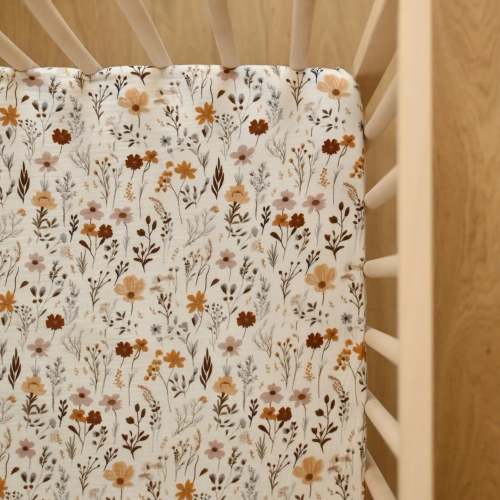 Muslin Crib Sheet-100% Organic Cotton
