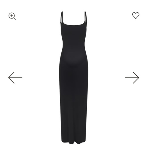 FITS EVERYBODY MATERNITY LONG SLIP DRESS | ONYX