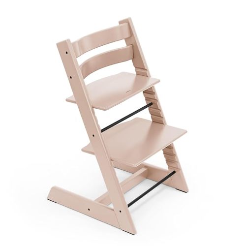 Stokke Tripp Trapp Chair, Serene Pink - Adjustable, Convertible Chair for Toddlers, Children & Adults - Convenient, Comfortable & Ergonomic - Classic Design