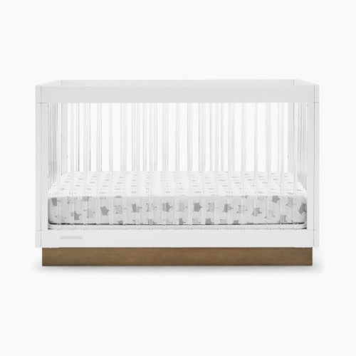 Delta Children James Acrylic 4-in-1 Convertible Crib - Bianca White/Acorn