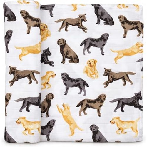 Mud Pie Labrador Retriever Baby Blanket