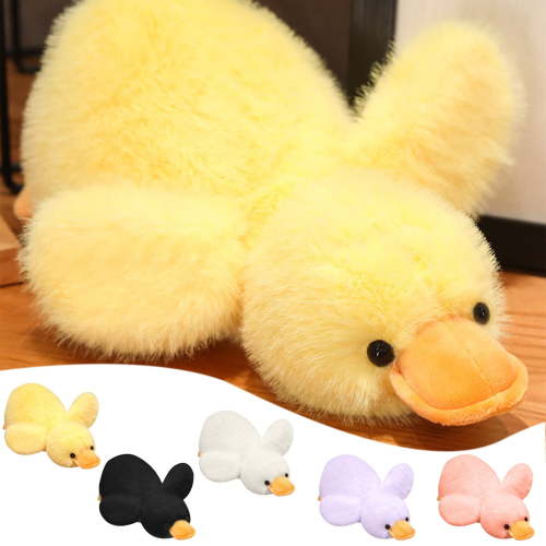 Wmkox8yii 11.8" Duck Stuffed Animals Plush Toy,Cute Plushies for Animal Themed Parties,Sleeping Soothing Ducks Doll Animal Toys for Baby,Boy,Girls,Great for Room Decor