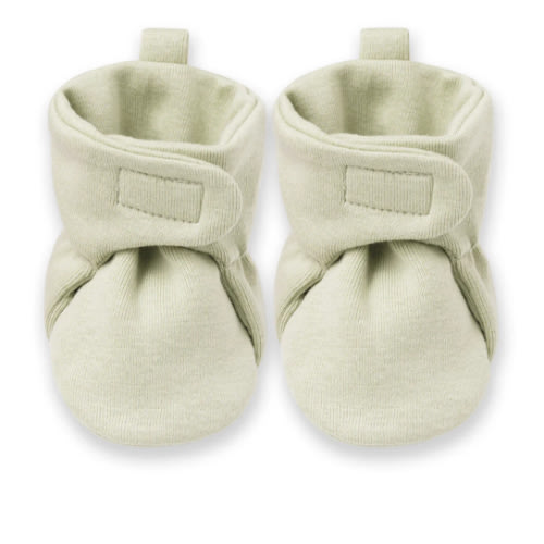 Baby Booties Sage Green