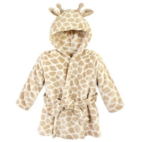 Hudson Baby Unisex Baby Plush Pool and Beach Robe Cover-ups, Giraffe, 12-18 Months