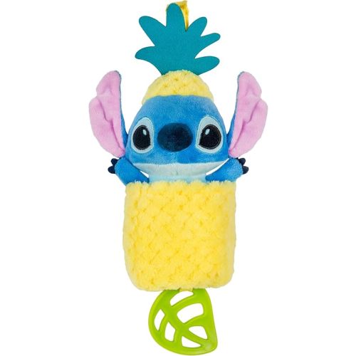 KIDS PREFERRED Disney Baby Lilo and Stitch Toys Stitch Pulldown Pineapple Ziggle Sensory Toy for Kids & Toddlers for On The Go Fun Lilo & Stitch Plush