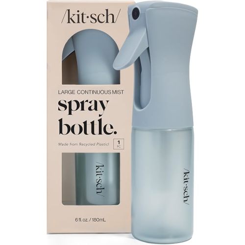 Kitsch Large Continuous Spray Bottle for Hair – Haze Blue, 180ml