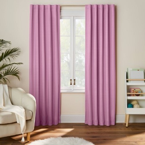 84" Blackout Twill Solid Kids' Panel Purple - Pillowfort™