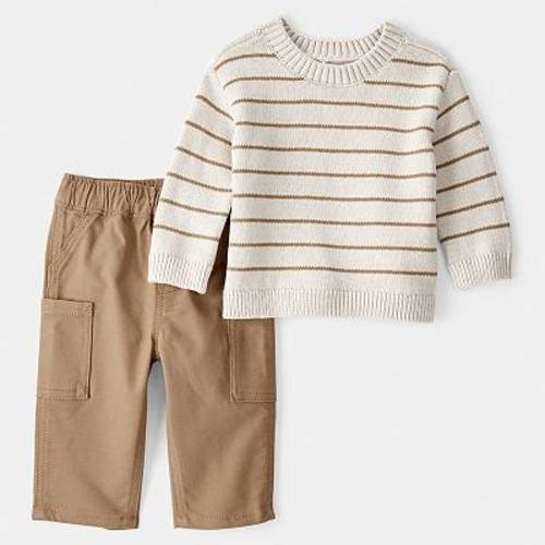 Toddler Boy Carter's 2-Piece Long-Sleeve Tee & Pant Set