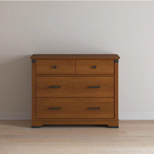 Redmond 3 Drawer Dresser, Coach Cherry | Nursery Dresser | Child Craft
