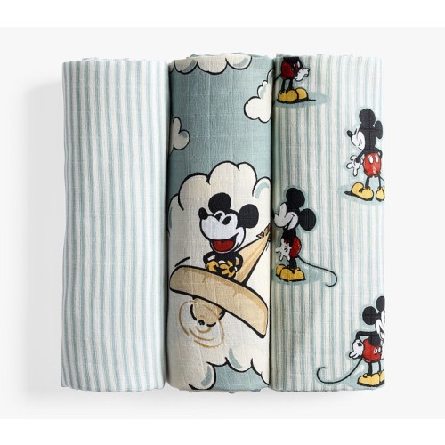 Disney Home x Sanderson Mickey Mouse Organic Swaddle Set