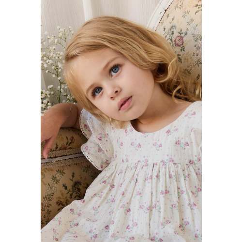 Organic Cotton Caroline Dress - Molly Lilac