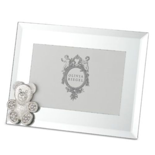 Teddy Bear Frame, 4x6 - Silver