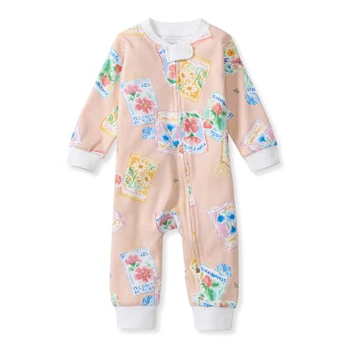 Burt's Bees Baby Unisex Sleep and Play Pajama, Footless One-Piece Zipper PJ | Soft organic cotton footed sleep & play features a loose, relaxed fit and 2-way zipper for easy nighttime changes