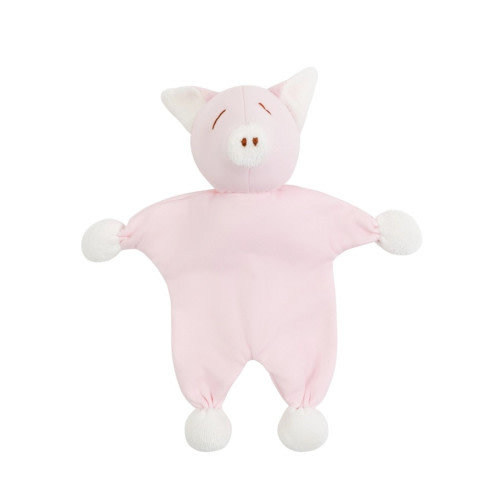 Organic Cotten Lovey Toy - Pearl the Pig