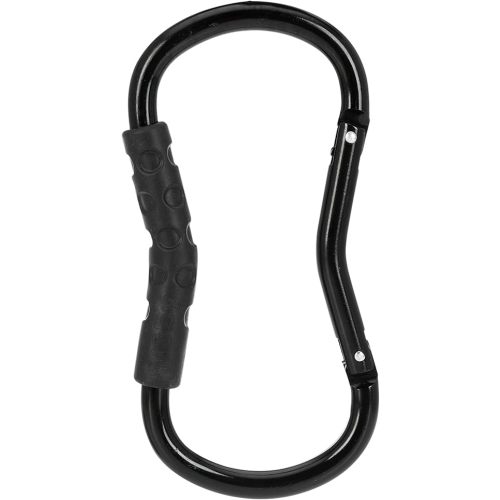 Nuby Baby Stroller Hook for Diaper Bag - Handy Hook Baby Stroller Accessory - Easy Grip Clip - Black